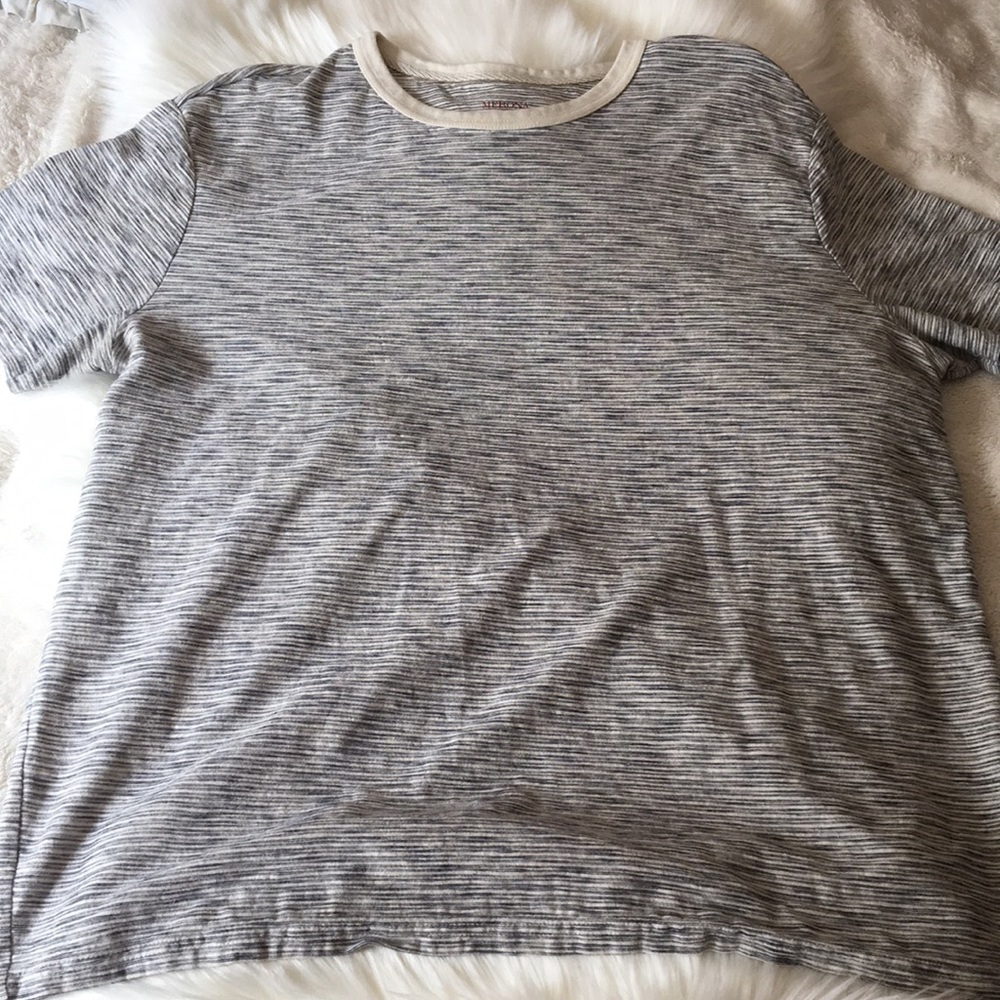 NWOT Merona Stripped Tee! - Picture 3 of 4